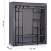 Massido Large Textile Wardrobe