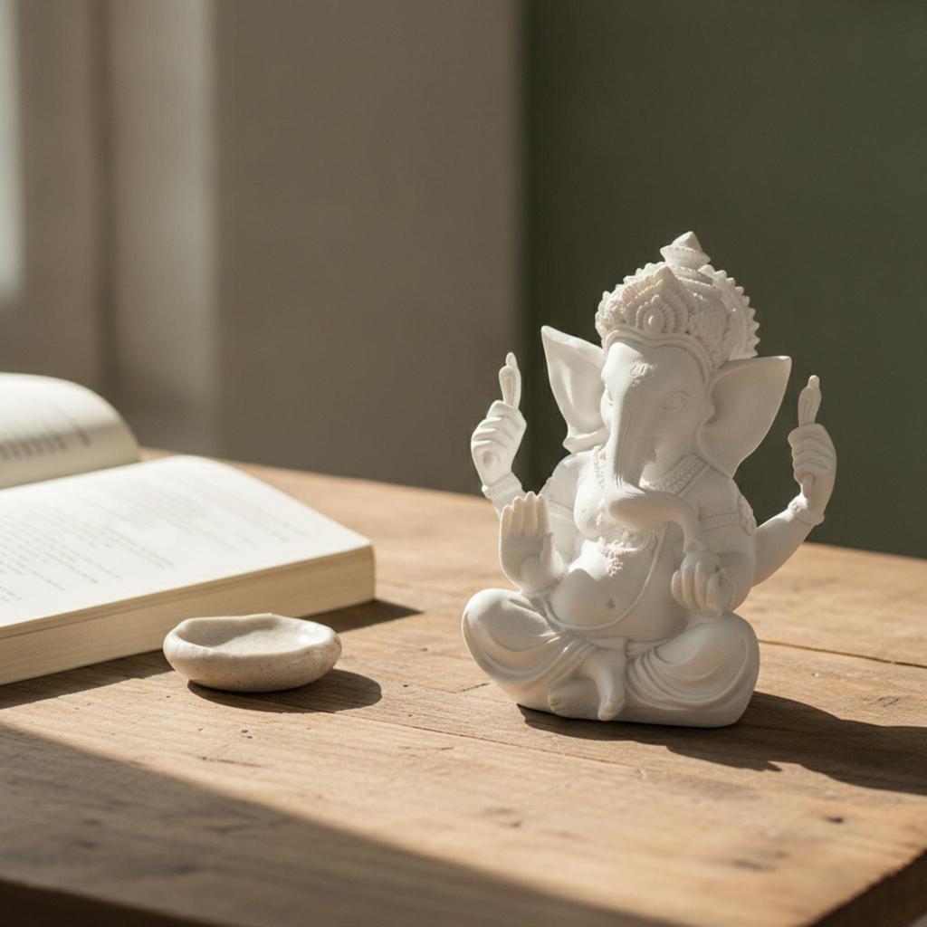 Hindu Deity Figurine Resin Statue Tabletop for Altar,