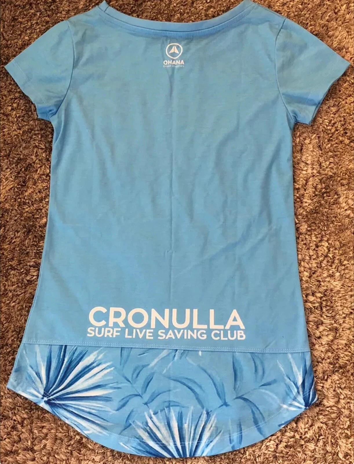 

B155 New Cronulla Crays NSW Australia Surf Rescue Life Saving T Shirt Kids 12 S