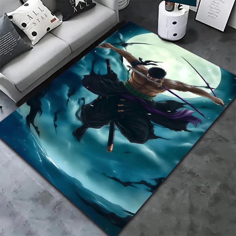 Roronoa Zoro Carpet Rug For Living Room Bedroom Home Sofa Decoration,kids Play Nonslip Floor Mat