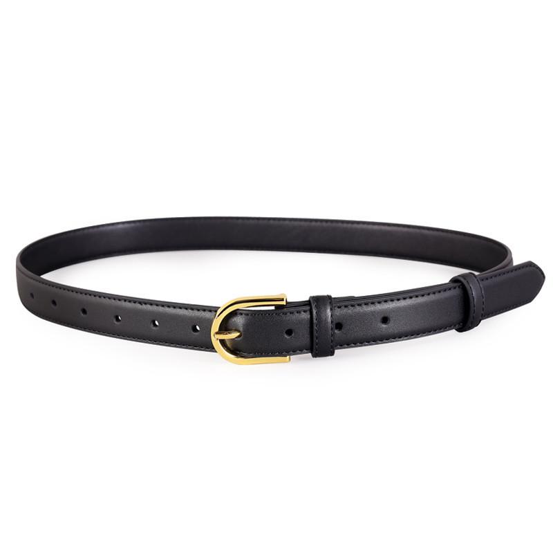 Leather Womens Belt Fashion Casual Metal Buckle For Jeans And Dress Up