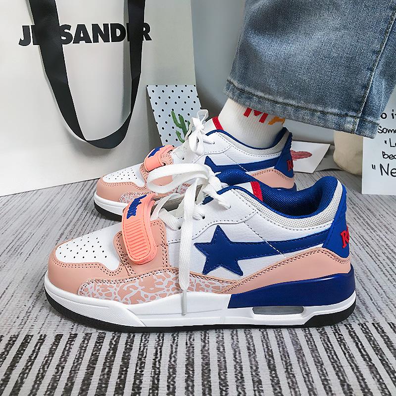 Super Fire Couple Star Air Cushion Shoes Harbor Style ins Han Su Students