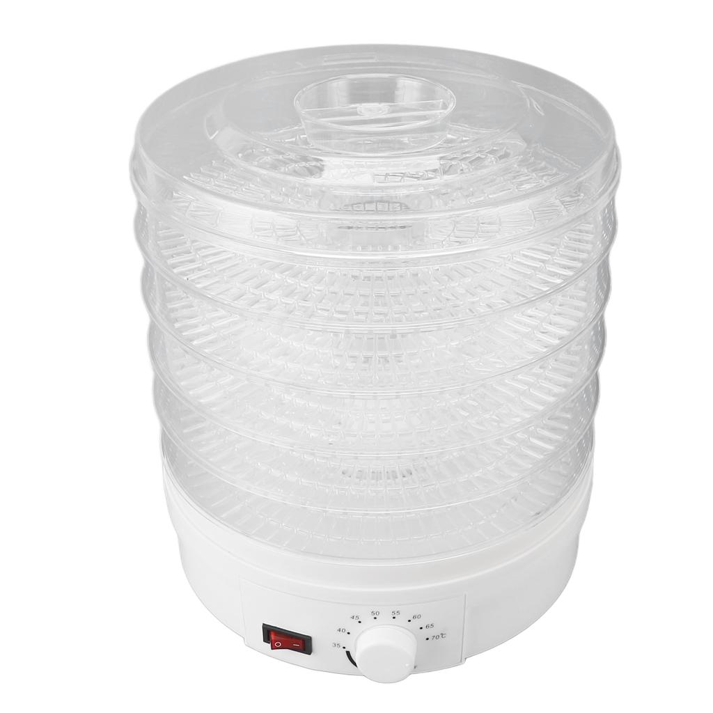 Food Dehydrator Machine 5 Trays Adjustable Temperature Control Electric Fruits Veggies Dryer for