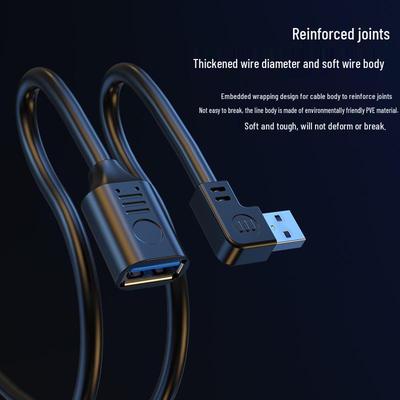 Adaptateur Câble d'Extension USB 3.0 à 90°