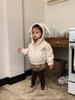 Children's Bunny Ear Lambswool Jacket - 2025 New Korean Style Warm Autumn Winter Coat for Baby Girls