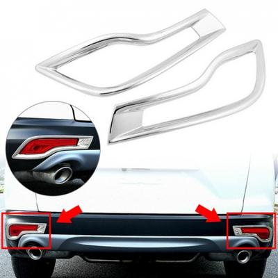 For Honda CRV 2017 2018 2019 CR-V Chrome Trim Rear Bumper Reflector Cover Trim