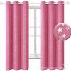 Curtains, Finished Hot Silver Star Blackout Windows + Fabric Curtains