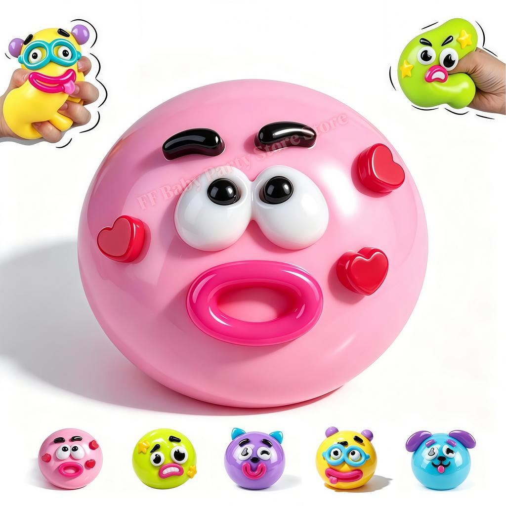 Smushers Squishy Curiosities Hunde Gesichtswechsel Squishy Spielzeug Weich Formbar Niedlich Langsames Aufgehen Knetspielzeug Entspannend Sensorisch Geburtstagsgeschenke