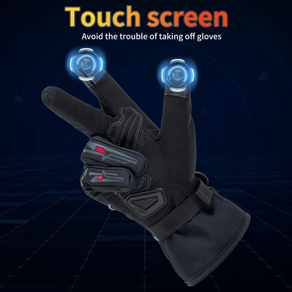 Winter riding anti-drop men's and women's waterproof and windproof velvet locomotive protective equipment