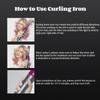 5 in 1 Haarstyler, Luftstyler mit Heißluftbürste Haartrockner, Glätteisen