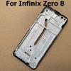 Orta Çerçeve Gövdesi LCD Çerçevesi Infinix Zero 8 İçin Metal LCD Çerçeve Plakası Panel Onarım Parçası