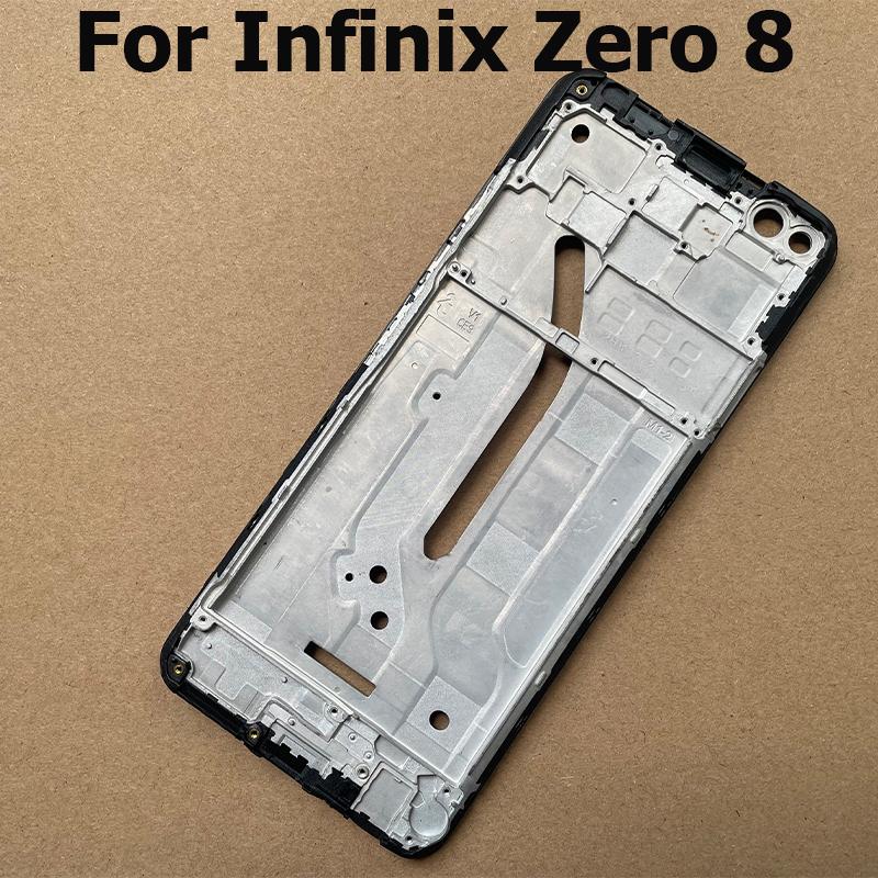 Orta Çerçeve Gövdesi LCD Çerçevesi Infinix Zero 8 İçin Metal LCD Çerçeve Plakası Panel Onarım Parçası