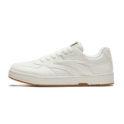 Abrasion Resistant Lightweight Height Increasing Low Top Basic Skateboard Shoes Men's Ivory White 112448011-1