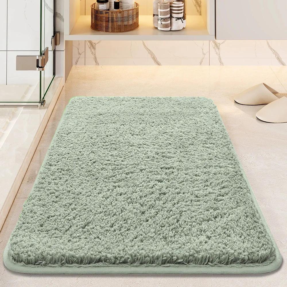 Thickened Super Absorbent Bathroom Bedroom Anti Slip Floor Mat Kitchen Anti Fouling Floor Mat Washable and Easy Clean Alfombra