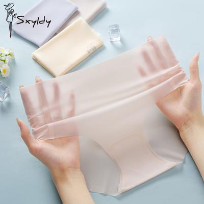 Ultradünne Slips für Damen, hautfarbenes 3D-Pfirsich-Po, Baumwoll-Schritt, mittlere Taille, atmungsaktiv, schnelltrocknend