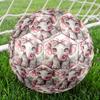 1pc Pink Elephant Art Size 5 Soccer Ball Professional Match Training Football Indoor &Outdoor Sports Ball Lightweight Durable c6511