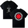 2026 Summer Red Hot Chili Peppers Band Cotton Retro Tshirts Unisexs Casual Unisex Clothing Unisex Short Sleeve Comfort Y2k Shirt