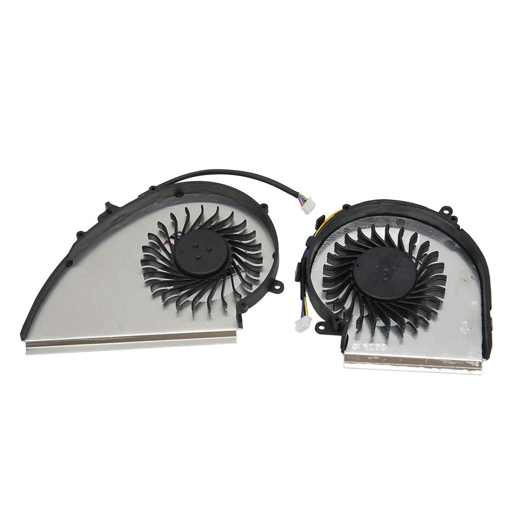 Cooling Fan 4 Pin Aluminum Alloy ABS Easy Replaceable Laptop Cooling Fan for MSI GE72VR GP72VR GP72MVR CPU Cooling Fan