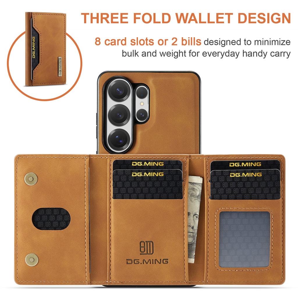 2 In 1 Detachable Wallet Magnetic Card Holder Case for Samsung Galaxy S26 Ultra S25 Plus S24 S23 FE A16 A26 A56 A55 A35 Cover