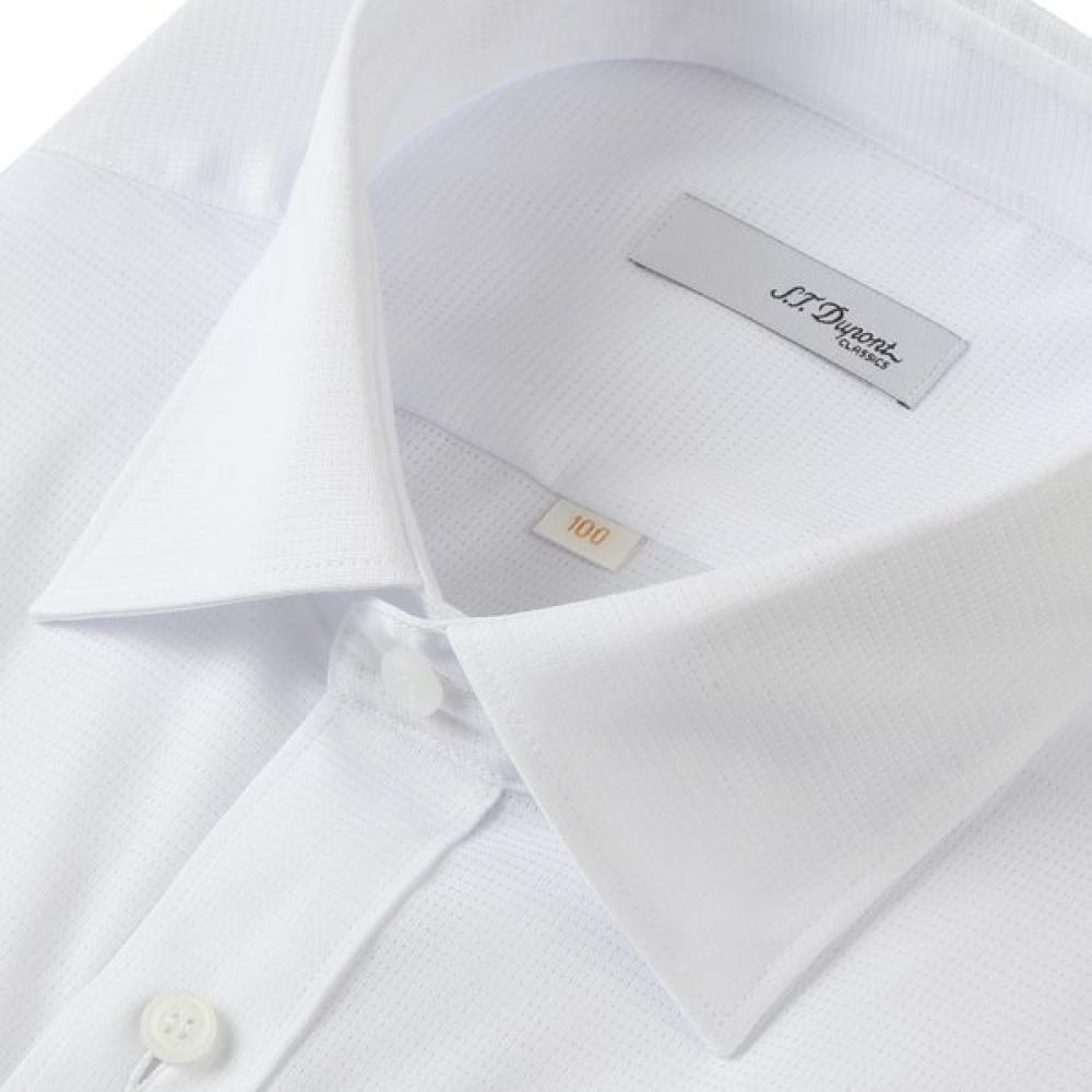 S.T. Dupont 25mm Comfortable Mesh Stretch Short Sleeve Shirt Se5mm105ny