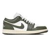 Jordan Air Jordan 1 Bamboo Grove Panda Slip Resistant Abrasion Resistant Low top Vintage Basketball Shoes Unisex DC0774-122(Team181-)