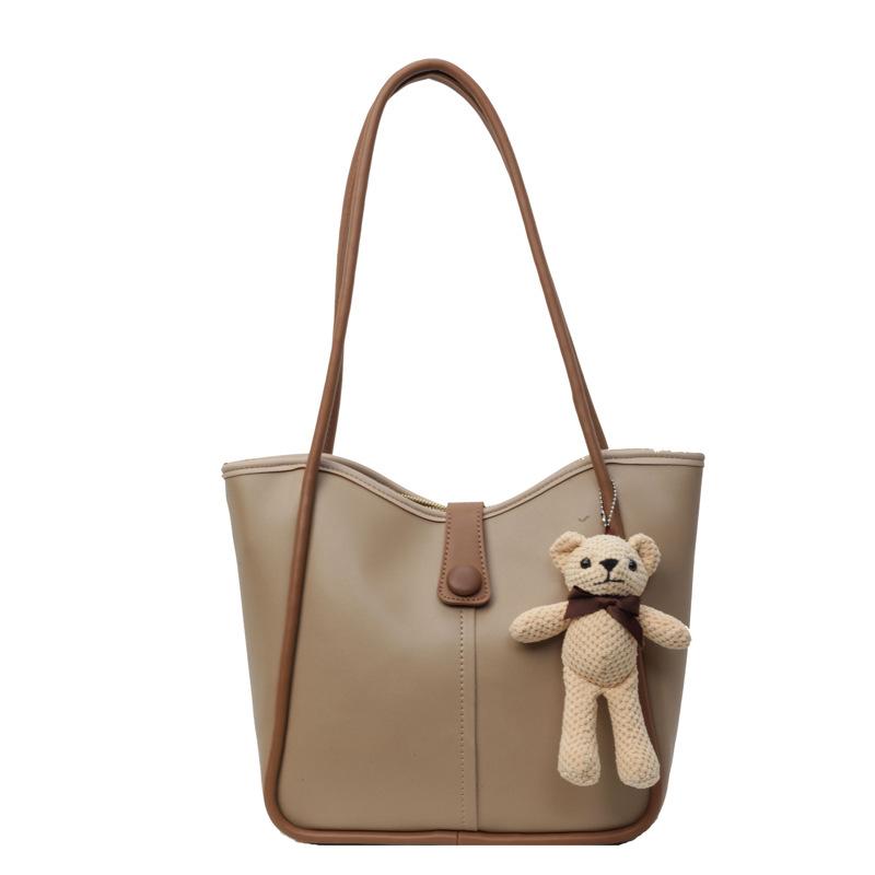 Premium Texture Versatile Commuter Bag Women's 2025 Spring New Large-capacity Simple Casual Shoulder Tote Bag Women