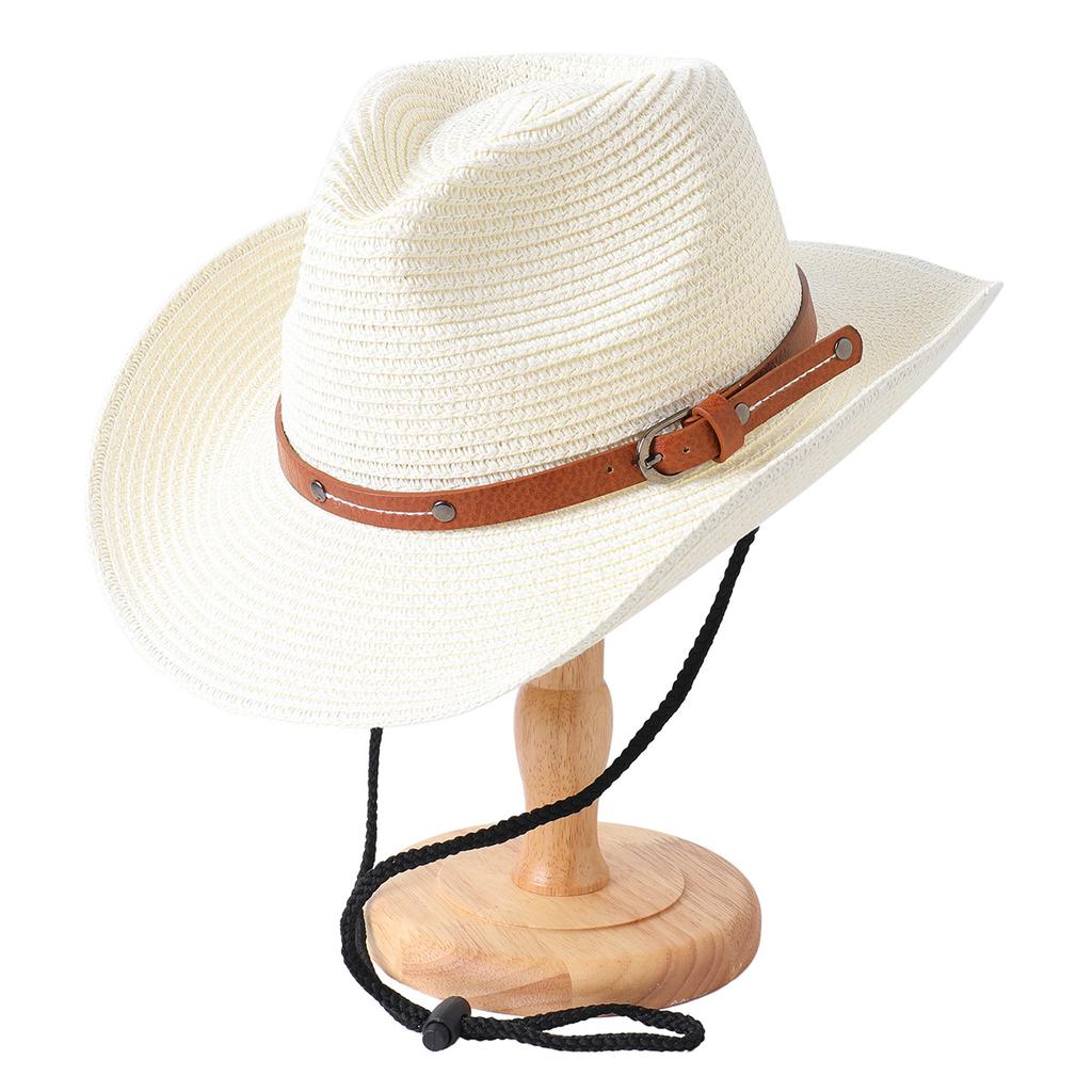 Καλοκαιρινό Καουμπόικο Ψάθινο Καπέλο για Γυναίκες Άνδρες Εξωτερικού Χώρου Αναδιπλούμενο Ταξιδιού Προστασία UV Καπέλο Παραλίας Καπέλα Παναμά Τζαζ