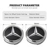 AABIA1 For Benz Car Logo Wheel hub Center Cap Badge covers sticker Decals Styling Accessories AMG Exclusive A C E R V Class CLA CLS