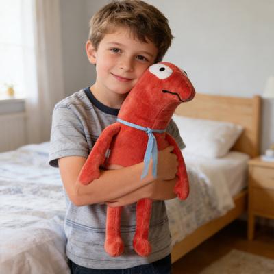 Smiling Friends Alan Plüschtier Weiche Kuschelpuppe für Fans Sammlerstück Cartoon-Figur Dekoration für Bett Schreibtisch Büro