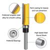 6.35mm Shank Flush Trim Router Bearing 1/2" Straight Router Bit  Woodworking Dia 12.7Mm