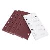 ABUL-100 Pcs Sanding Pads,Sanding Paper Hook And Loop Sand Sheet 93X185mm Punched 8 Holes Grits 40/60/80/120