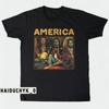 America Band Unisex Schwarzes T-Shirt Größe S-5XL Unisex T-Shirt