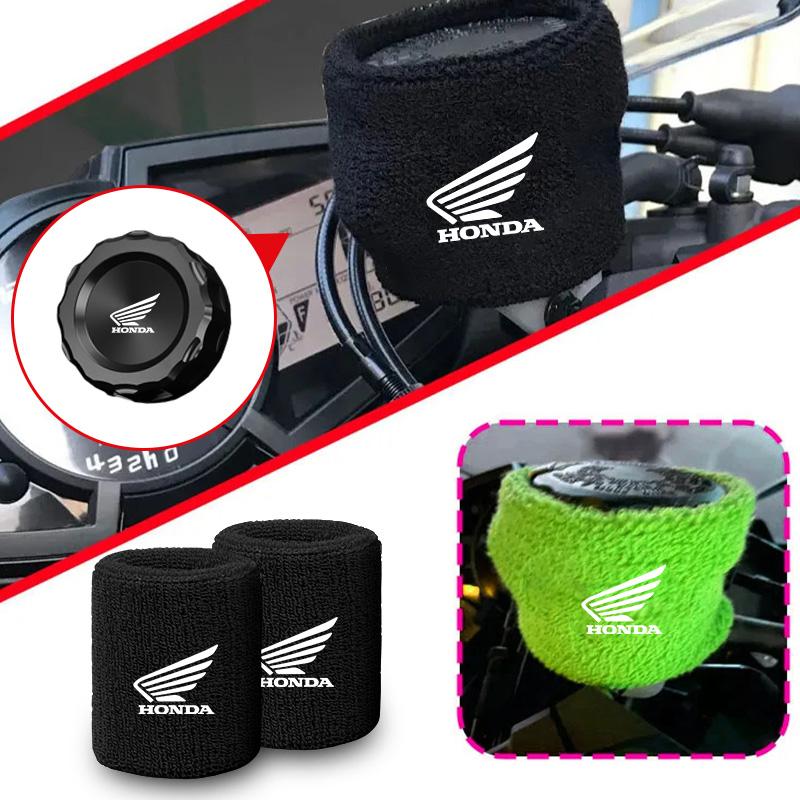 Racing Motorcycle Front Fluid Brake Clutch Reservoir Socks Fuel Tank Cap for Honda NSS350 CM300 CB500 CB650R CB190 NC750X CB500X LK6 