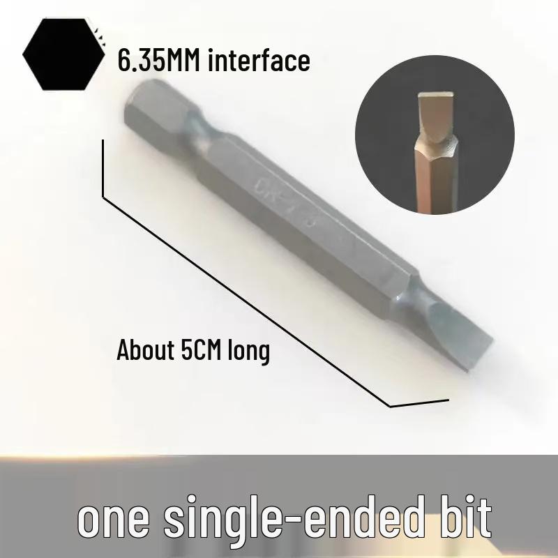 

New 6.35mm Tri-Point Y-Shaped U-Triangle Fork Type Electrical Screwdriver Bit