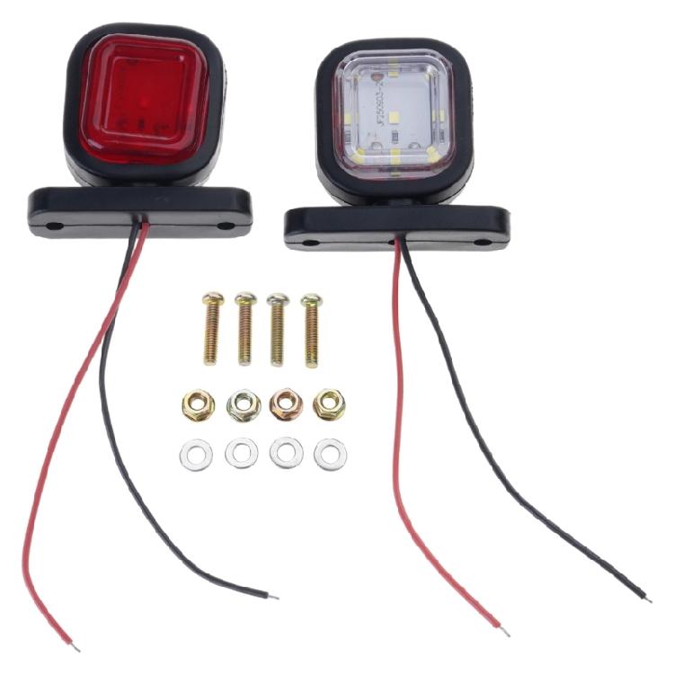 Запасные габаритные огни 12В 24В для грузовика, универсальные для прицепа, задние стоп-сигналы 1