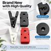 10pcs with Hole Badge Clip Plastic Toy Clip Outdoor Versatile Clip Tool  for Lanyard Chest Tag
