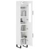 VidaXL Highboard White 34.5x34x180 Cm Engineered Wood 3199193