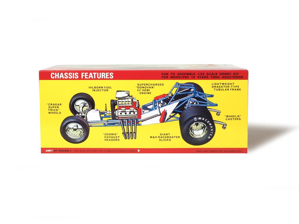 AMT 1/25 Mopower Plymouth Funny Car Plastic Model Kit AMT1473 (Car)