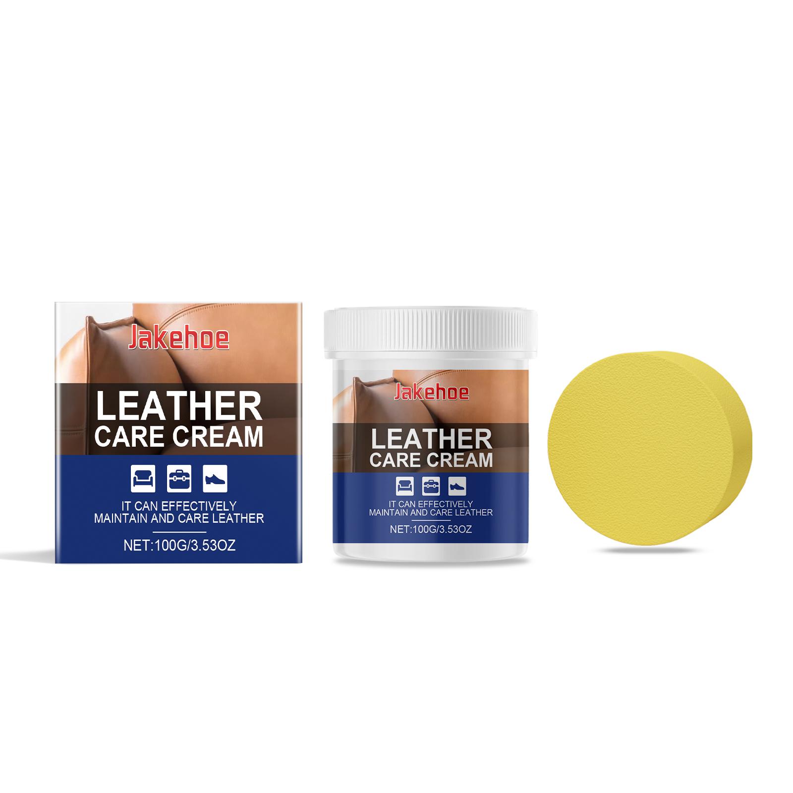 

Leather Care Cream - For Household Use, Cleaning, Waterproofing, Maintenance, Brightening and Oil Stain Removal 1set