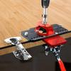 High-quality Hole Drilling Guide Locator 35mm Puncher Template  Hidden Hinge Drilling Fixture Set