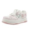 New Style Sneakers for Women, Fashionable and Versatile, Casual Shoes with Thick Soles, Single Shoes