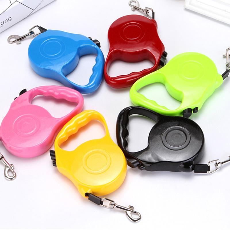 3M/5M Retractable Pet Dog Leash Extending Puppy Walking Leads Pets Quick Release Cat Lead Extending Traction Rope
