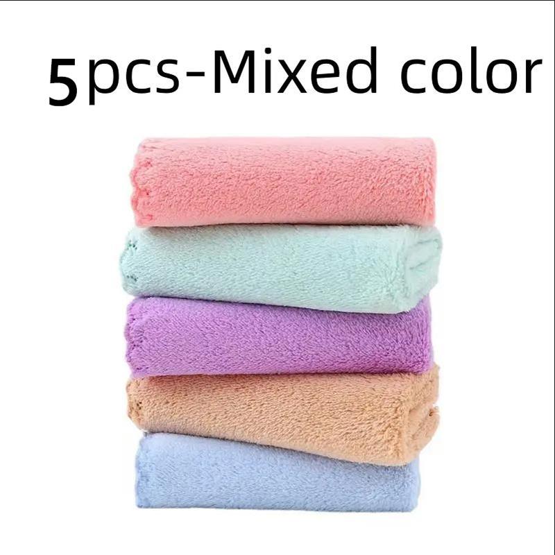 

Coral Fleece Car Wash Towel Cleaning Cloth Absorbent Soft Towels Absorbent Rag Household Scouring Car Detailing Cleaning Tools