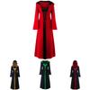 Enchanting Long Sleeve Medieval Gothic Dress Perfect For Halloween Cosplay Events