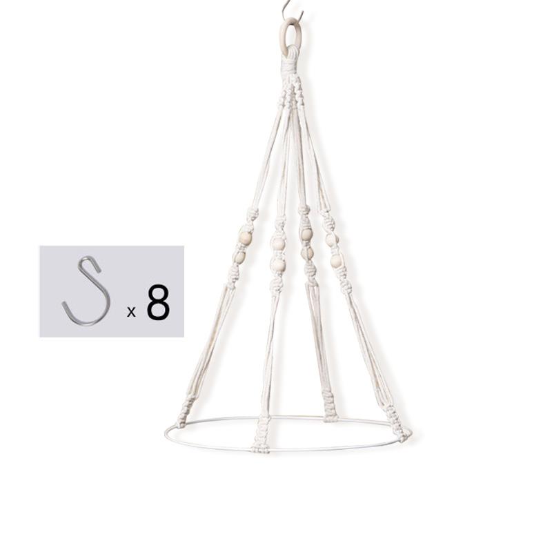 

1 шт., круглая сушилка для балкона ручной работы, корзина для трав, цветок