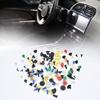 100 ks Univerzální Směsné Auto Klipy Upevňovací Klipy Nárazníku Auta Držák Rivet Klip Panelu Dveří pro Všechna Auta