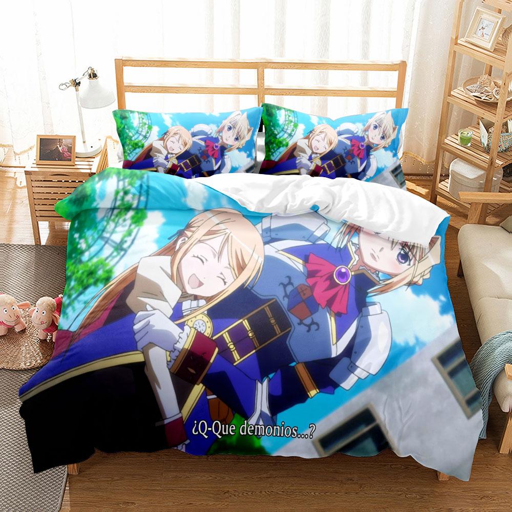 Princess Lover Kawaii Bedding Set King Queen Double Full Twin Single Size Toku K Raider Bed Linen Set