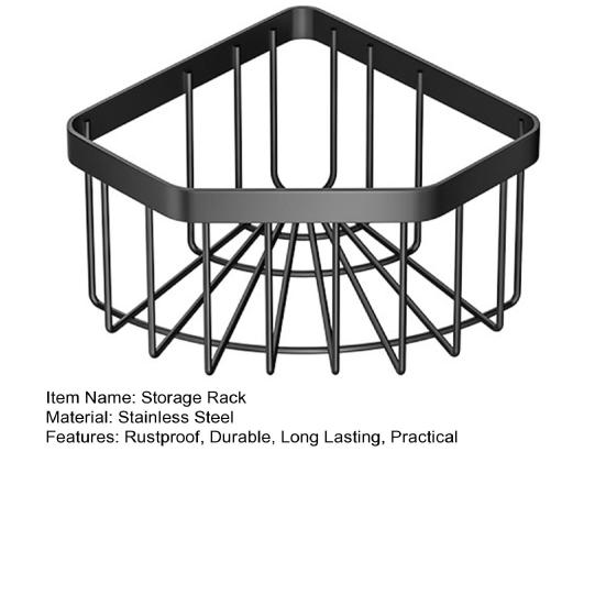 Eckspülbecken-Caddy, Schwammhalter, hohles Design, starke Tragkraft, rostfrei, Installation ohne Bohren, Eckspülbecken-Organizer, Spülbürste, Spülbeckenregal