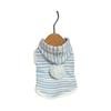Cute Hooded Sweatshirt Small Dogs Yorkie Schnauzer Bichon Frise Cat Striped Pet Apparel Cotton