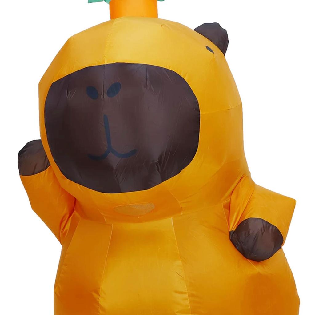 Inflatable Capybara Costume, Creative Cosplay Outfit for Carnival, Role Play Party